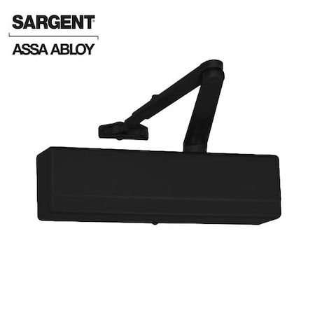 Sargent 1431 Series Surface Mechanical Closer Tri-pack (Regular arm Parallel arm Top jamb mount) Black Suede SRG-1431-UO-BSP